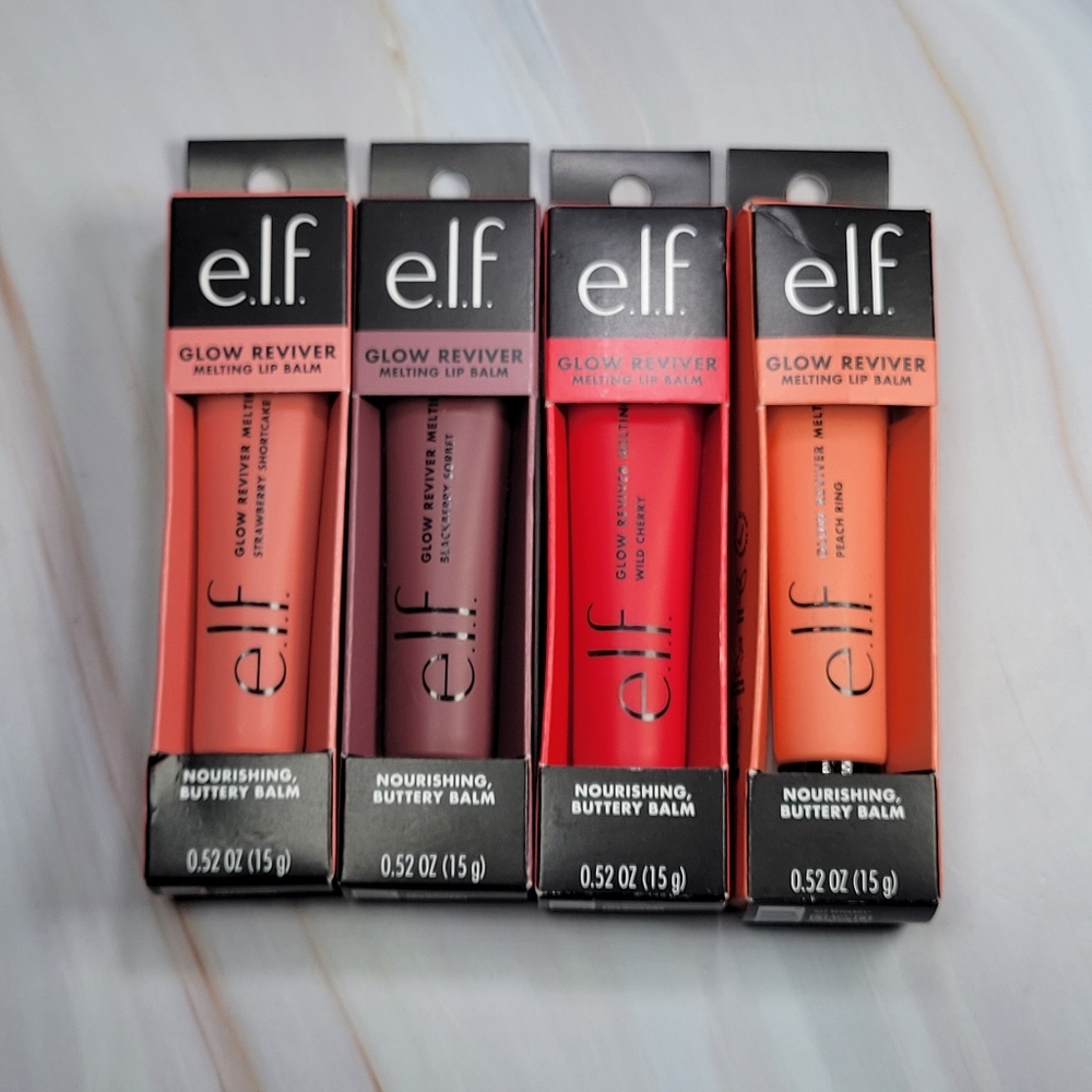 Elf Glow Reviver Melting Lip Balm Bundle NEW!